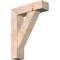 Ekena Millwork Traditional Craftsman Smooth Bracket w/ Offset Brace, Douglas Fir, 7 1/2"W x 28"D x 36"H BKT0806X28X36TRA04SDF - alternate 1